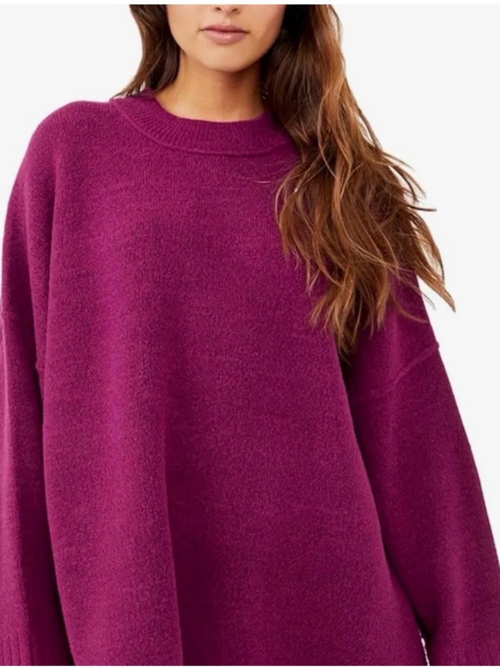 Free People Tunic Oversized Sweater SIZE SMALL